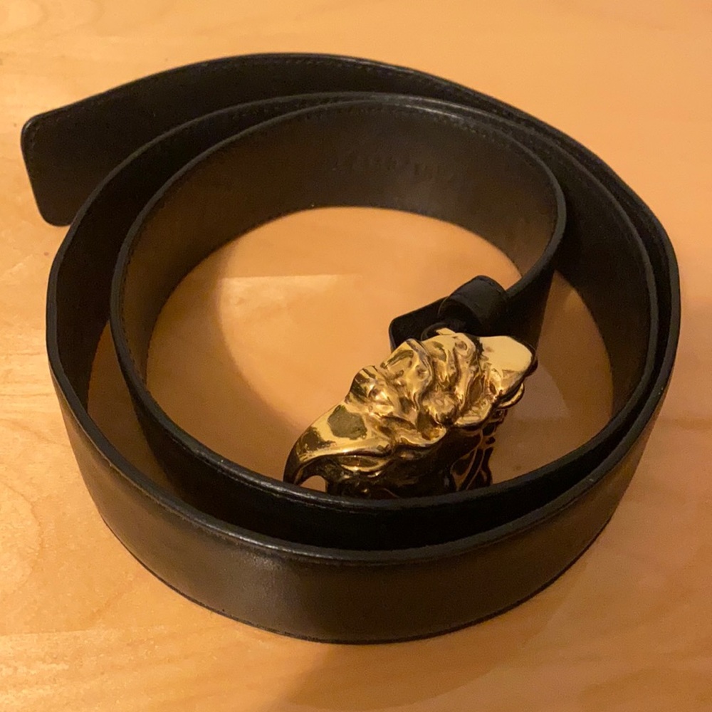 Versace Palazzo Belt with Medusa Buckle WAIST SIZE 34